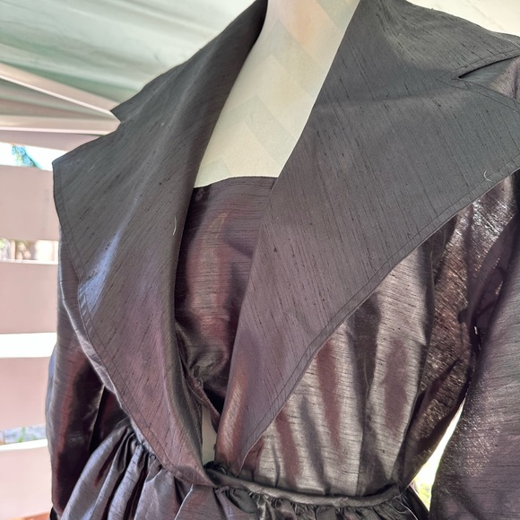 Fabulous Retro Faux Silk Shantung Dress - Picture 5 of 14